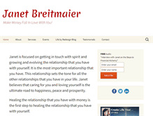 Tablet Screenshot of janetbreitmaier.com